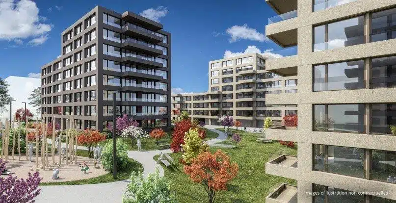 Logements selon PLQ Les Sciers à Plan-les-Ouates